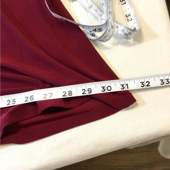 Chap’s Women’s Burgundy Dress sizes M NWT - Picture 6 of 16